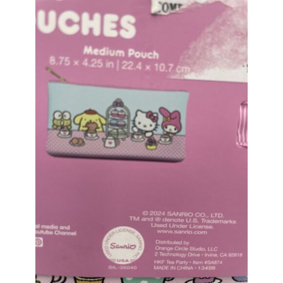 Hello Kitty & Friends Lot Of 2 Makeup/Pencil Pouches Set -Medium & Large NEW - Picture 6 of 8